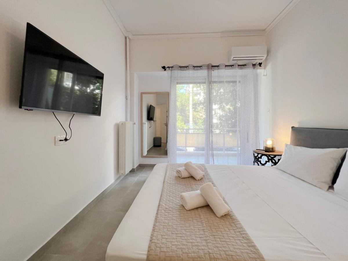 Апартаменты Mouson Modern 80Sqm Apt Next To Edem Beach Афины Экстерьер фото